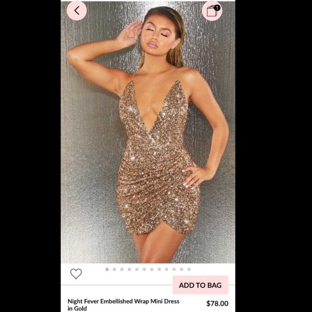 Oh Polly dress worn once